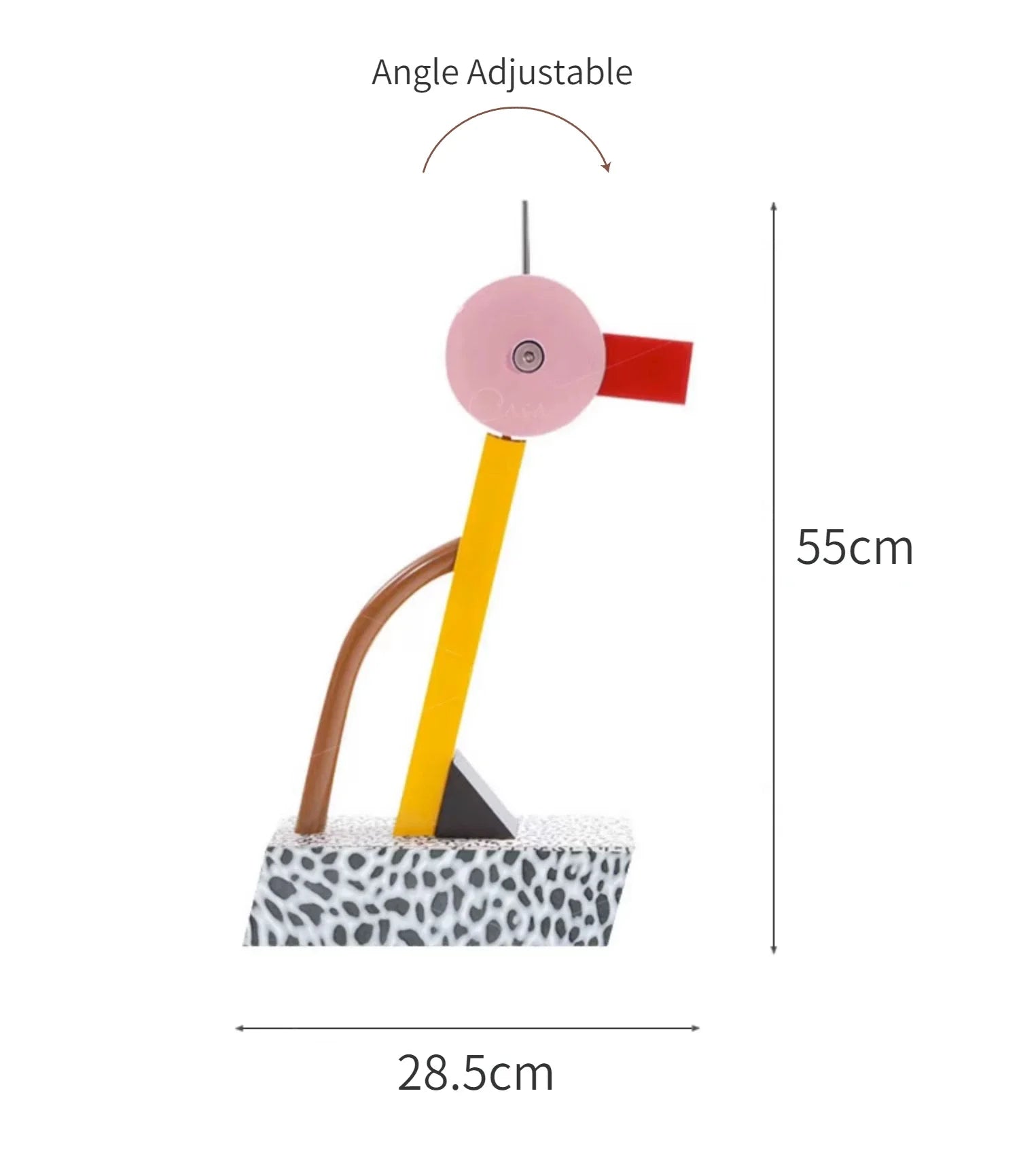 Novel Artistic Design LED Floor Lamp, Creative Color Building Blocks, Living Room Children's Room Station Light Angle Adjustable - vue 9 sur 9