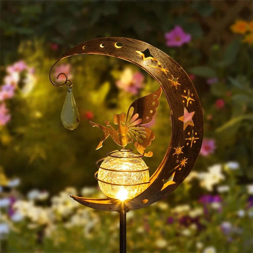 arrosoir solaire en métal pour décoration extérieure de jardin - vue 10 sur 10