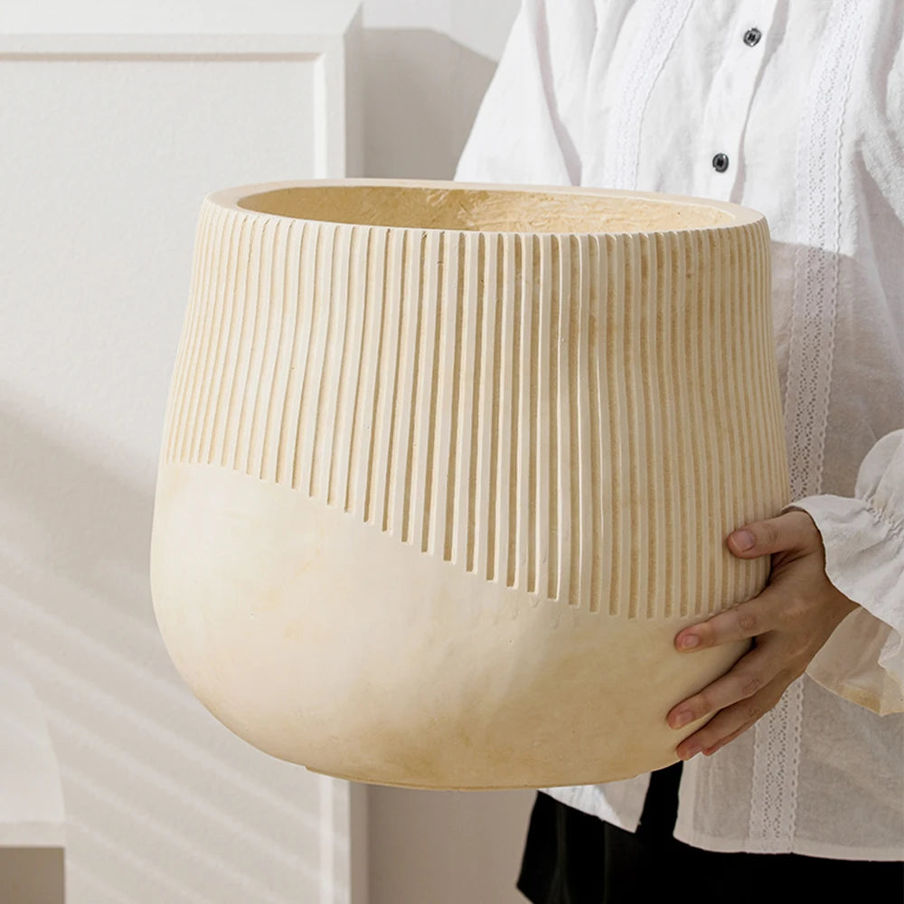 moule en silicone pour pot de fleurs en béton - vue 7 sur 9