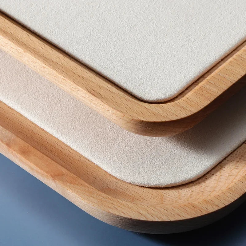 plateau de rangement en bois pour bijoux montres et colliers - vue 9 sur 9