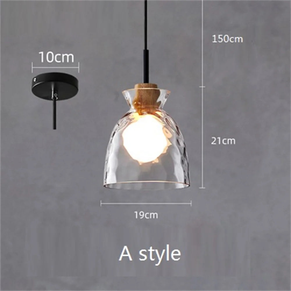 suspension en verre moderne pour décoration intérieure élégante - vue 8 sur 9