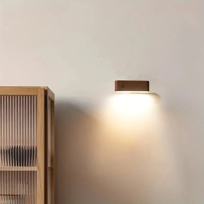 Wall Sconces Rechargeable Wall Lights With 360 Rotation,Dimmable Battery Operated Wall Sconce - vue 6 sur 8