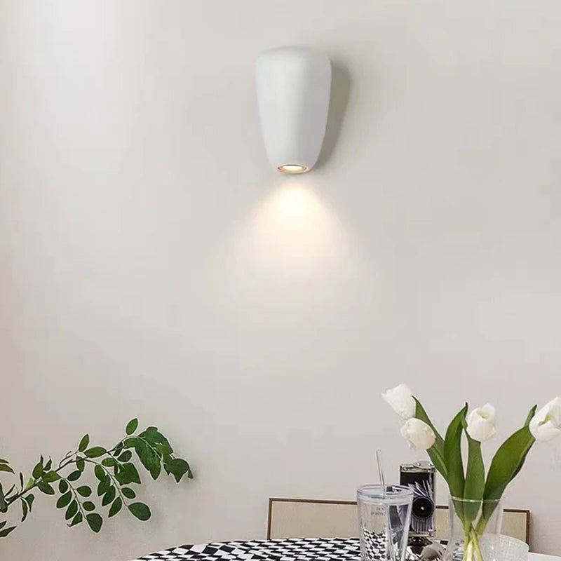 applique murale en résine mini éclairage d'ambiance 3000k pour restaurant - vue 4 sur 9
