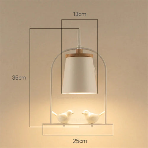 applique murale moderne led en forme d'oiseaux pour décoration