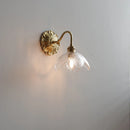 Applique murale LED en verre gris fumé