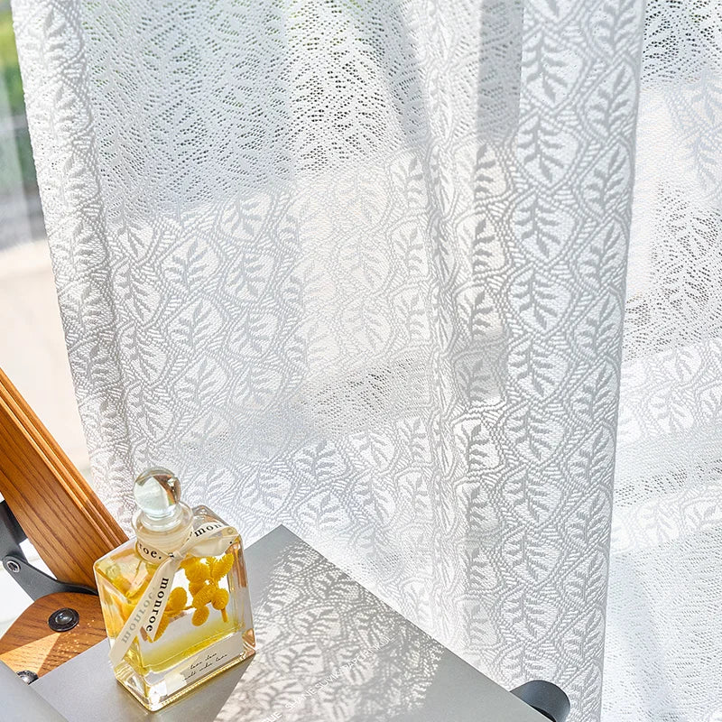 Voilage dentelle style classique léger pour salon chambre - vue 11 sur 12