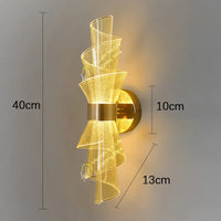Applique murale LED luxe nordique