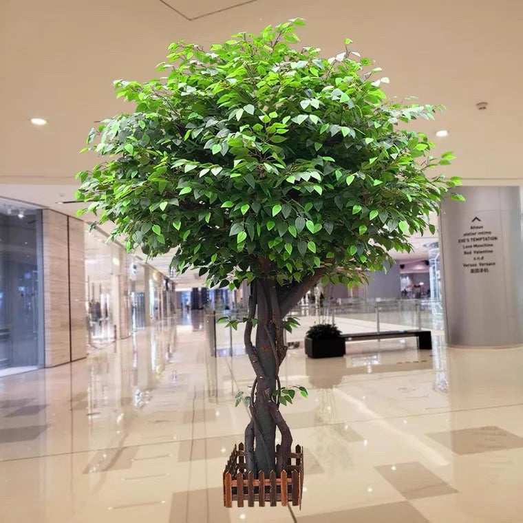 arbre artificiel banyan décoratif pour intérieur et hôtel - vue 10 sur 14