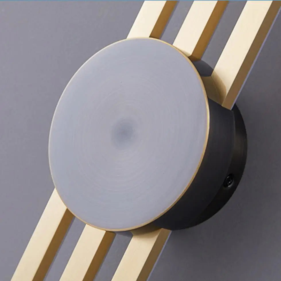 applique murale minimaliste en laiton led pour restaurant - vue 6 sur 18