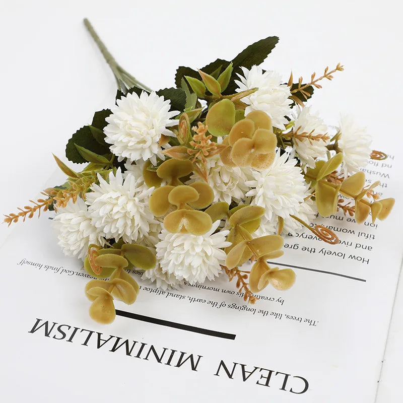 bouquet de fleurs artificielles décoratif pour intérieur et événements - vue 7 sur 25