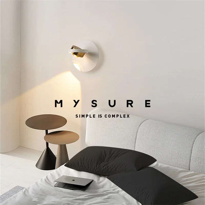 Applique murale LED réglable au design nordique moderne - vue 4 sur 10