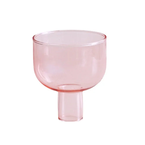 bougeoir décoratif en verre pour bougies et plantes