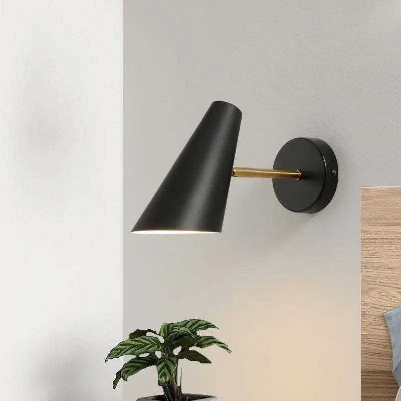 lampe de chevet nordique moderne avec interrupteur créatif et mobile - vue 3 sur 8
