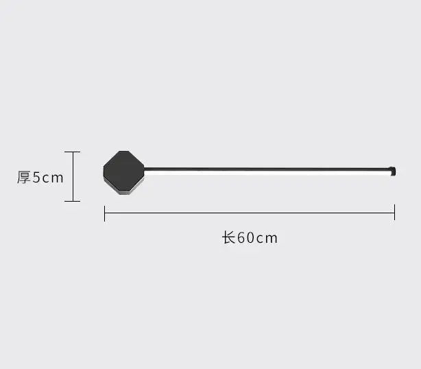 lampe de vanité led aluminium pour miroir et maquillage moderne - vue 8 sur 9