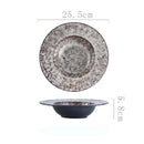 Assiette creuse ceramique style chapeau paille japonais kawaii