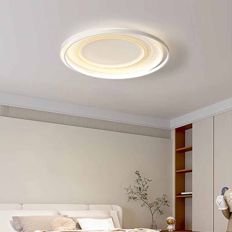 plafonnier moderne à leds télécommandé pour décoration intérieure - vue 4 sur 8
