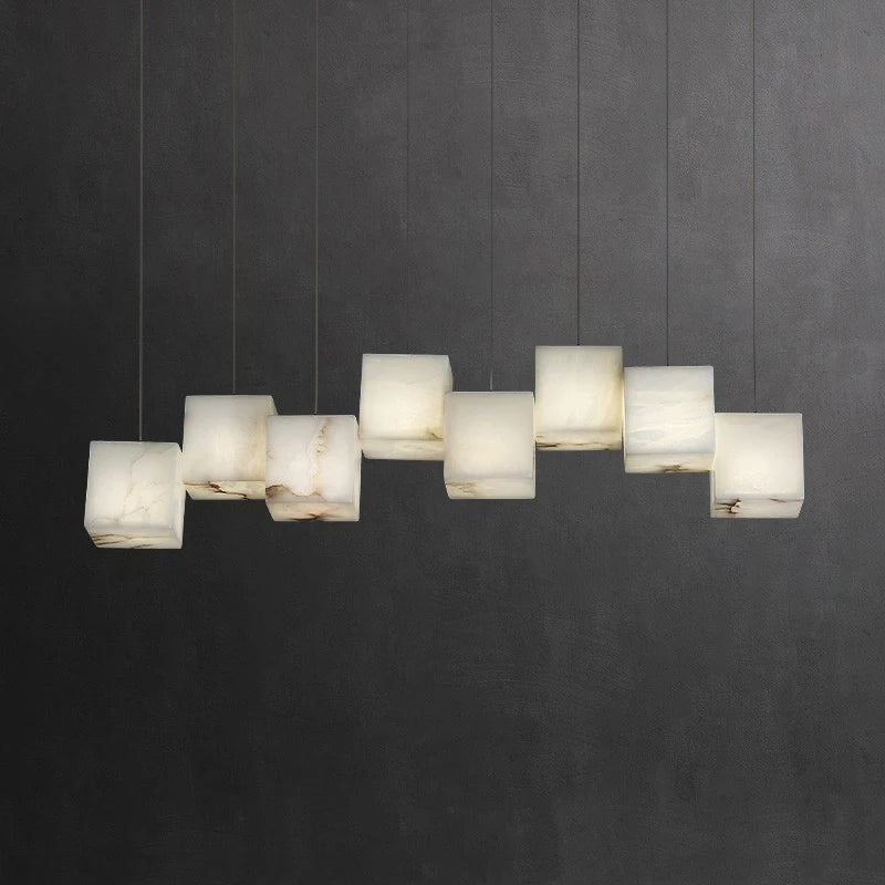 suspension créative en marbre pour décoration intérieure diy - vue 5 sur 7