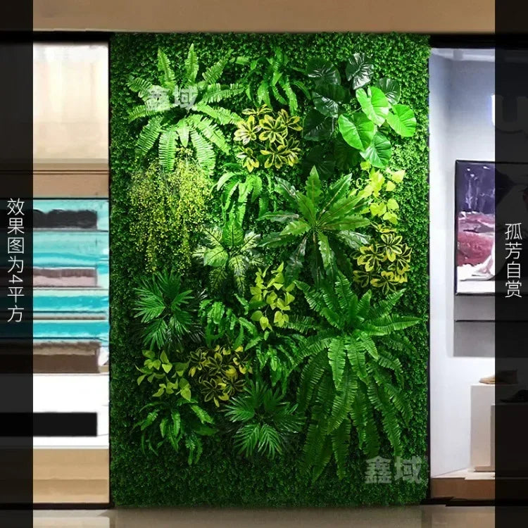 mur végétal artificiel pour décoration extérieure et aménagement paysager - vue 9 sur 30