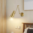applique murale moderne rotative à bras télescopique pliable