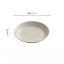 Assiette ceramique japonaise retro relief vaisselle artistique
