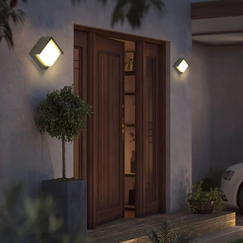 applique murale extérieure étanche à led pour jardin - vue 2 sur 6