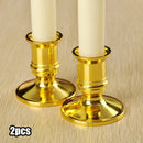 lot de 2 bougeoirs coniques pour décoration mariage et fêtes
