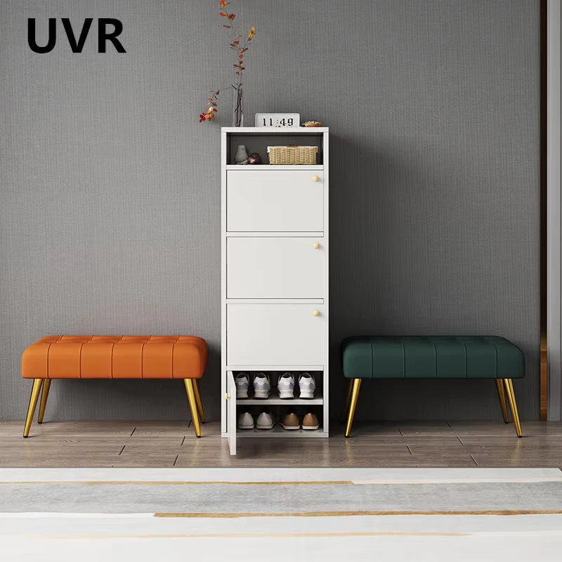 tabouret multifonctionnel pour entrée et rangement élégant - vue 3 sur 9