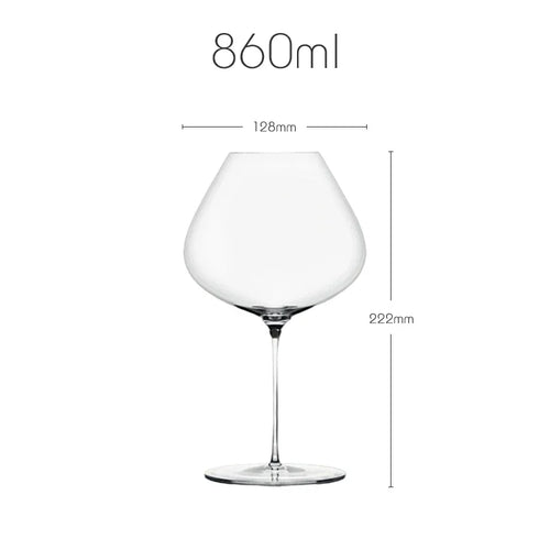 verre a vin cristal fait main bourgogne 1l
