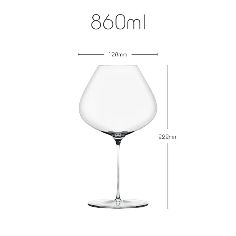 verre a vin cristal fait main bourgogne 1l