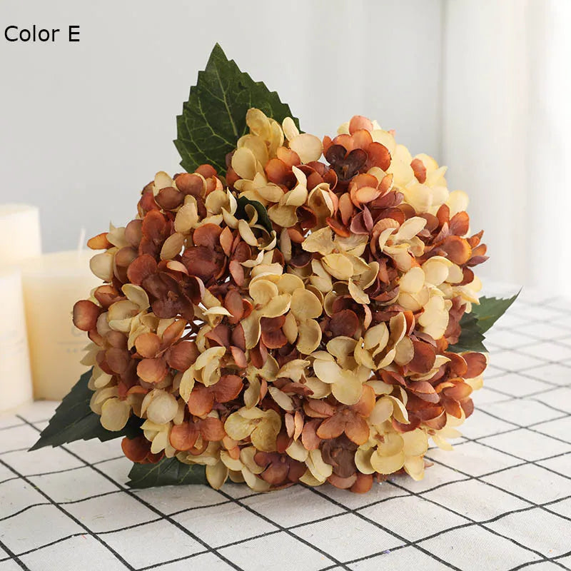 lot de 3 fleurs artificielles d'hortensia pour décoration de mariage - vue 10 sur 12