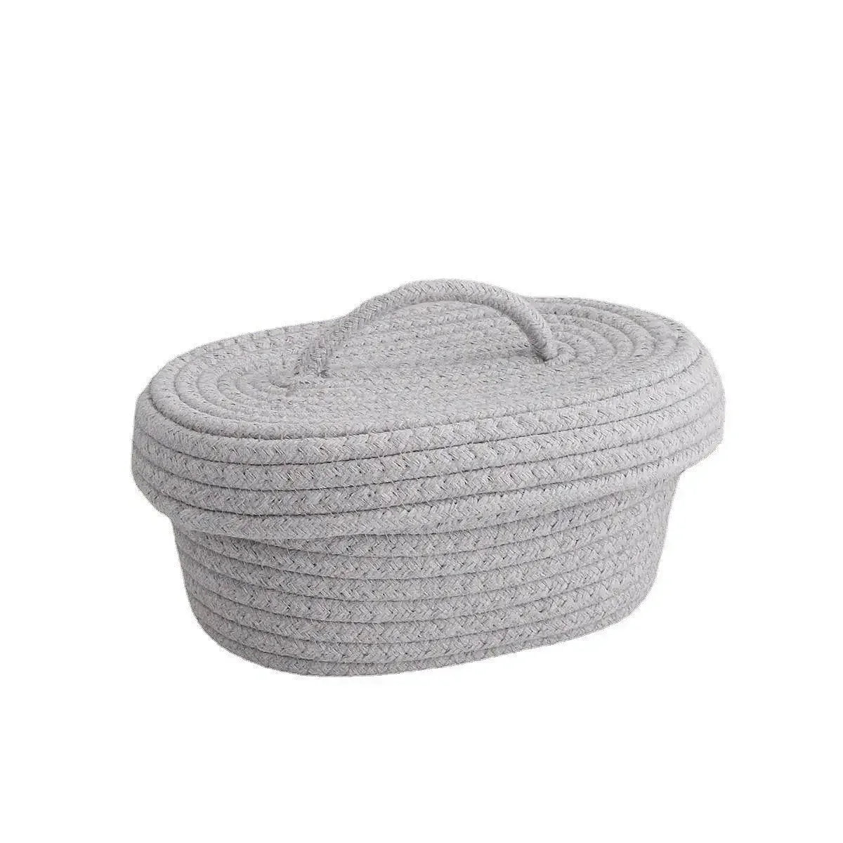 paniers de rangement multifonctionnels tissés à la main - vue 11 sur 12