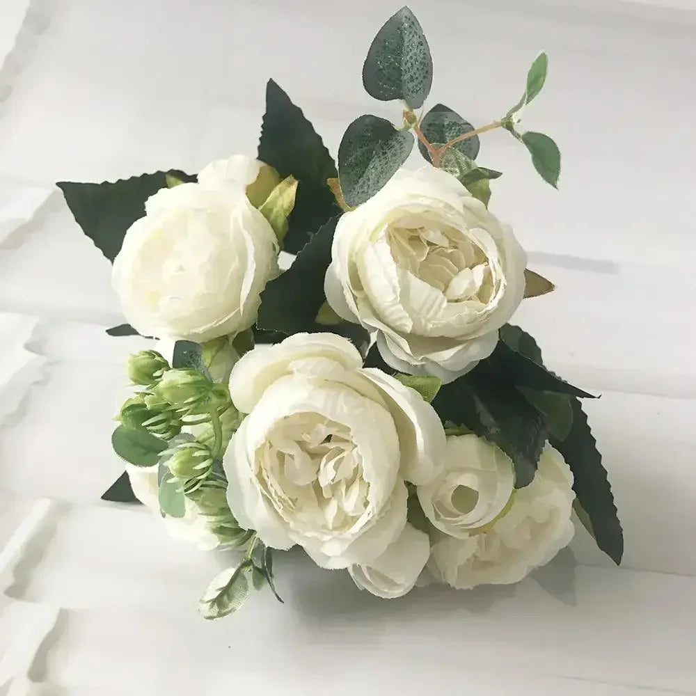 petit bouquet de fleurs artificielles pour décorations printanières et festives - vue 19 sur 34