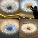 SANDYHA moderne nordique lustres de plafond lumière LED cristal salon salle à manger chambre luxe branche Lampara Techo Para Sala