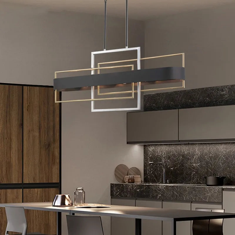 lustre d'art nordique pour bar restaurant et salon de beauté - vue 3 sur 5