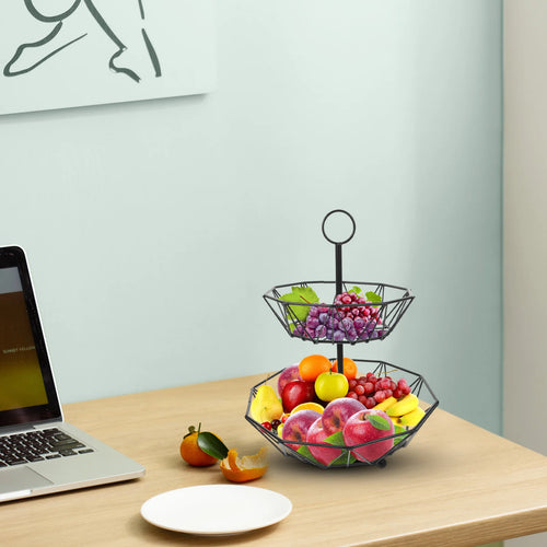 plateau à fruits et collations trois niveaux pour cuisine - vue 2 sur 8