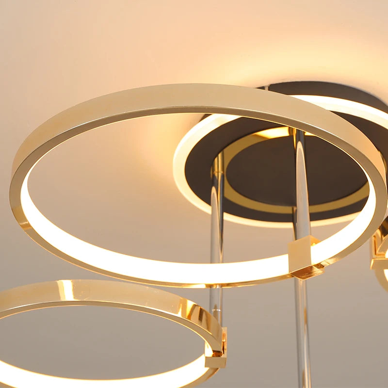plafonnier led moderne design élégant pour intérieur lumineux - vue 6 sur 10