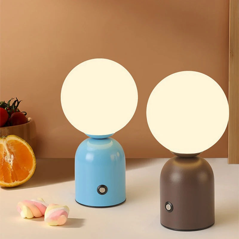 lampe de bureau led rechargeable pour éclairage décoration intérieure - vue 5 sur 10