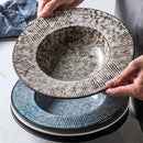 Assiette creuse ceramique style chapeau paille japonais kawaii