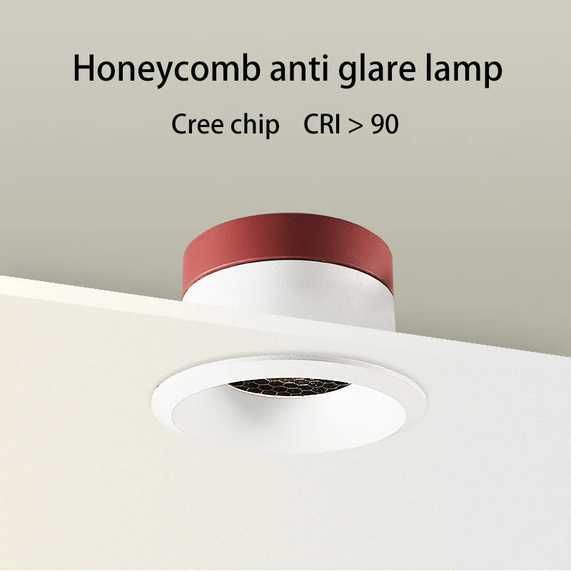 Spot projecteurs Led encastré Downlight Tuya réglable 5W 7W 12W plafonniers Anti-éblouissement Spots lampe AC85-265V pour cuisine maison - vue 4 sur 8