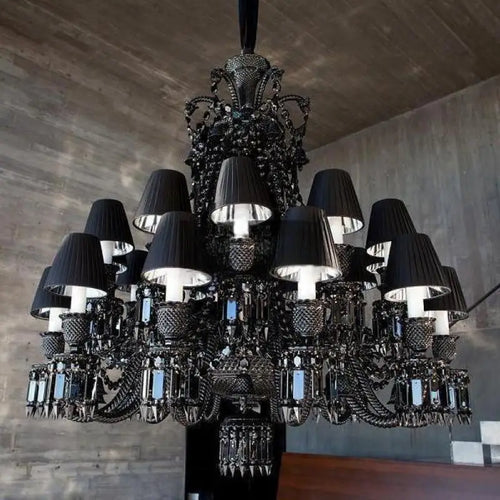 lustre en cristal à 44 bras pour hôtel et centre commercial - vue 12 sur 12