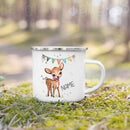 Mug enfant personnalisé animal prénom style cartoon émail