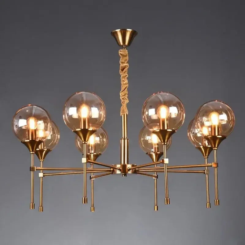 lustre moderne nordique design élégant pour éclairage d'ambiance - vue 7 sur 15