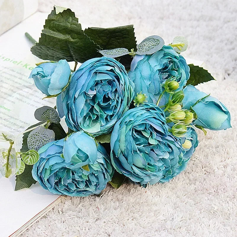 petit bouquet de fleurs artificielles pour décorations printanières et festives - vue 34 sur 34