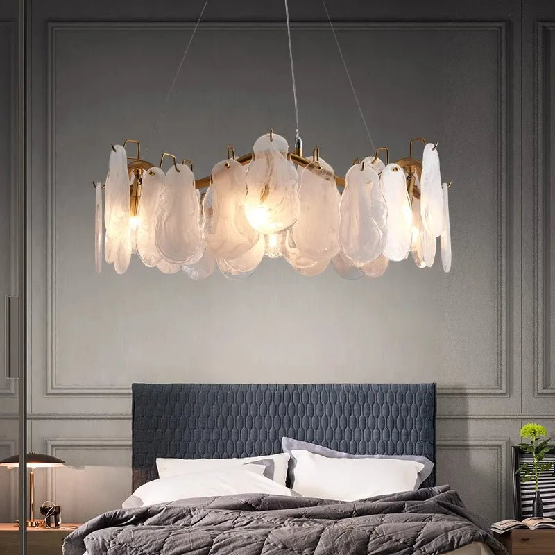 suspension en verre nuage design haut de gamme pour intérieur élégant - vue 3 sur 8