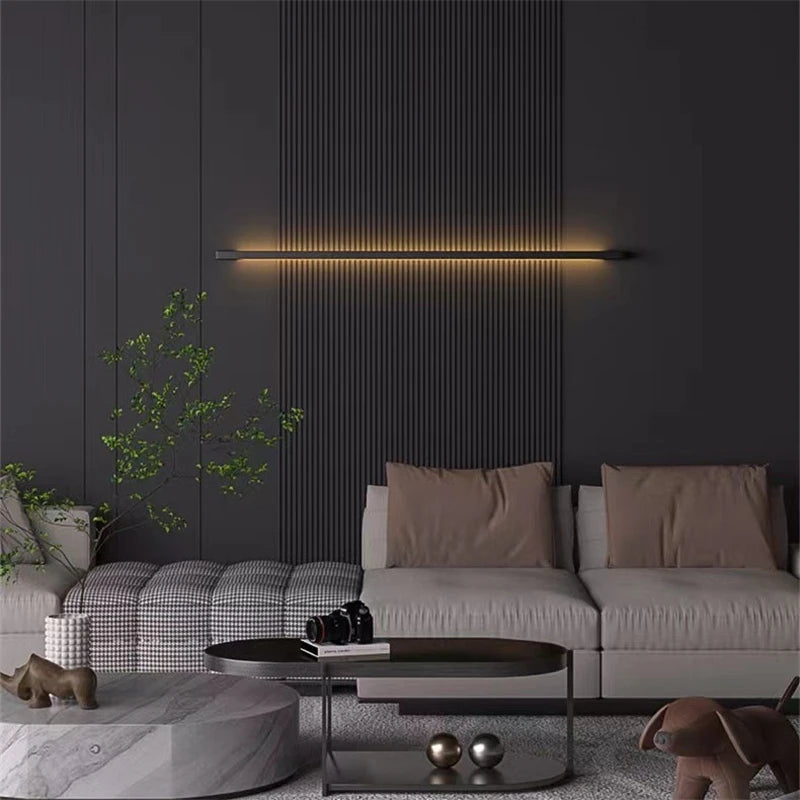 applique murale led modernes linéaires nordique simple éclairage