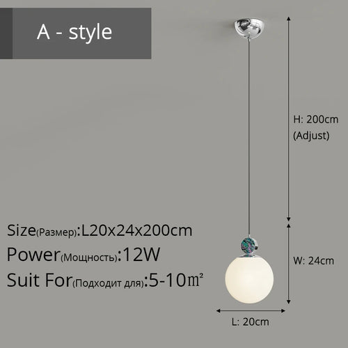 suspension décorative en cristal de luxe pour intérieur - vue 8 sur 12