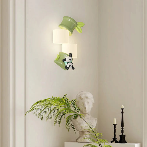 applique murale animaux singe lapin panda décorative pour enfants - vue 5 sur 9