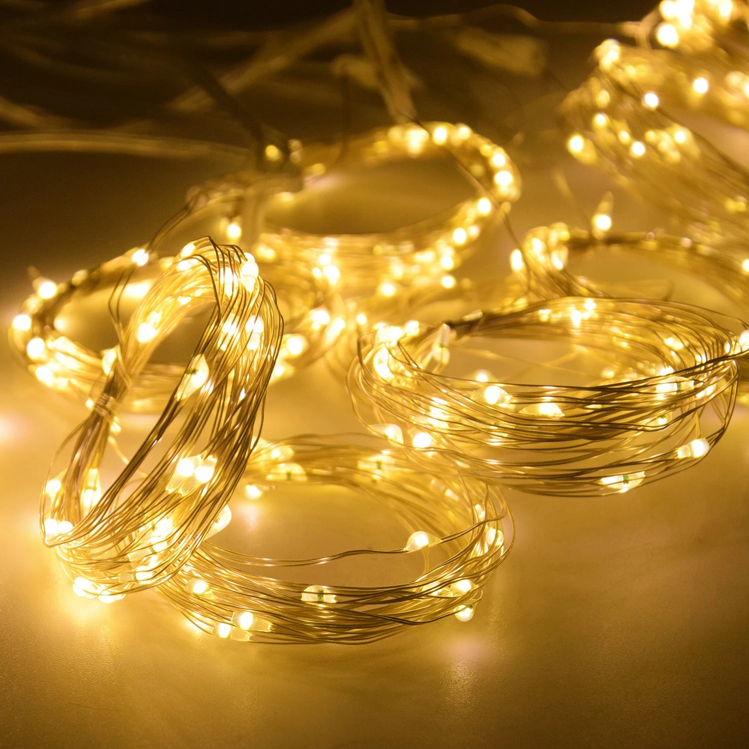 guirlande lumineuse led décorative avec télécommande pour noël - vue 4 sur 6