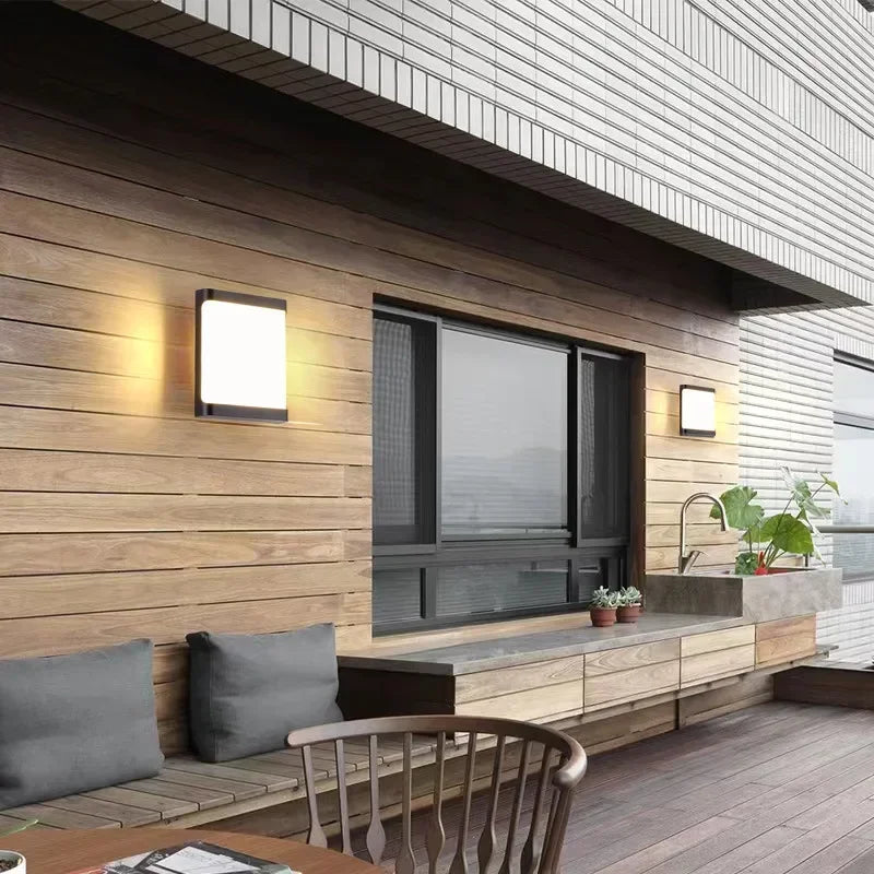 applique murale moderne pour extérieur étanche et design - vue 3 sur 10
