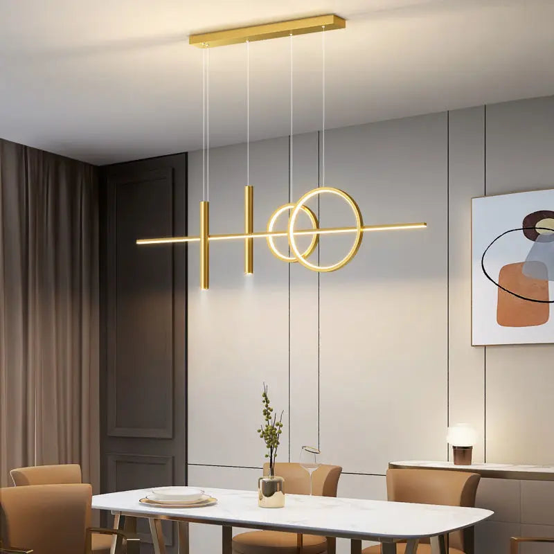 suspension moderne à led pour décoration intérieure élégante - vue 4 sur 9